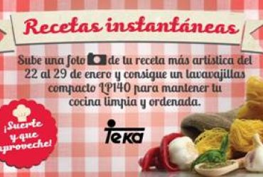 Promoción de Teka en Facebook: premio, un lavavajillas